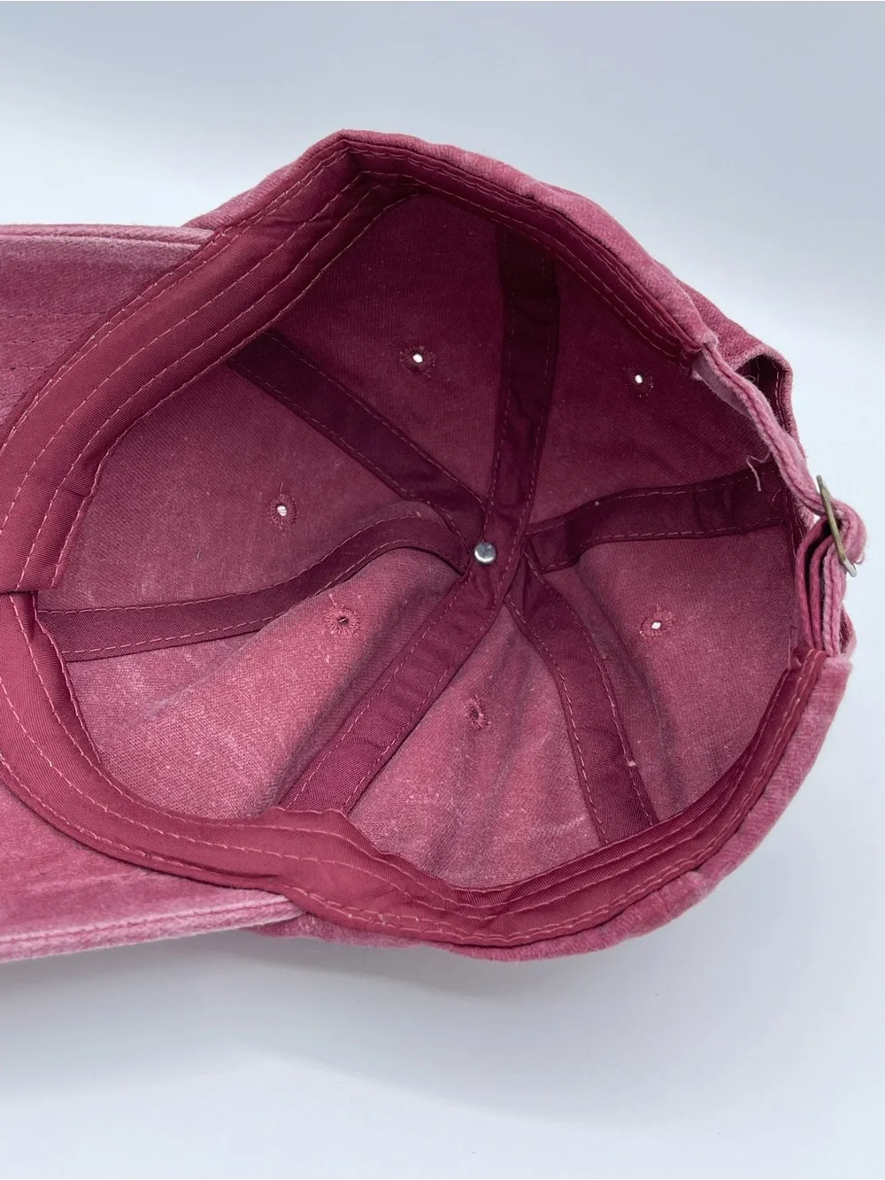 Beautiful Crazy Cotton Baseball Cap - Wine